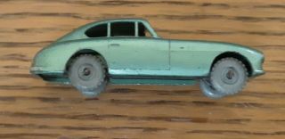 1958 No.  53 Matchbox Lesney Moko Aston Martin Grey Wheels Made In England Green