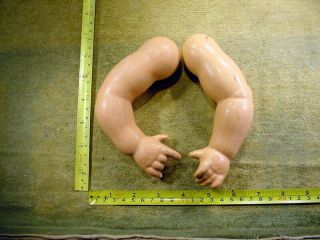 2 X Vintage Composition Doll Arm Size 6 " Matching Pair Age 1920 Altered Art 27