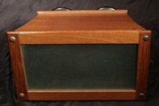 VINTAGE STEREO VIEWER STEREOSCOPE boxed.  for 6 x 13cm transparencies 3