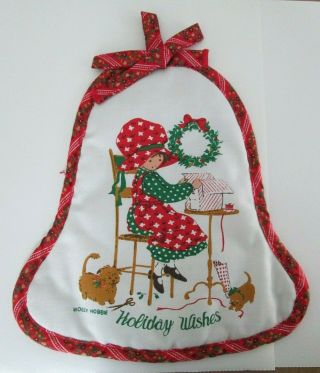 Vintage Holly Hobbie Christmas Pot Holder American Greetings Wraps Gift