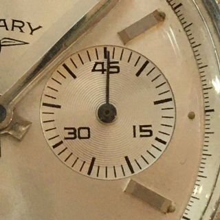 Rotary Heuer Carrera Dato 45 3147s Vintage Chronograph Landeron 189 Unpolished