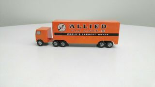Ralstoy Allied Van Lines Semi Truck Rals Toys 26 Pressed Steel Vintage Toy 2