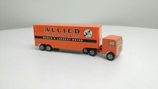 Ralstoy Allied Van Lines Semi Truck Rals Toys 26 Pressed Steel Vintage Toy 3