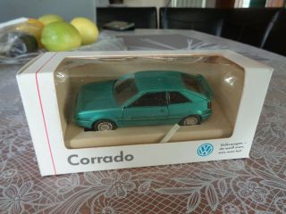 Vintage Nos Schabak Volkswagen Corrado 1:43 Dealer Promo Model Rare Green