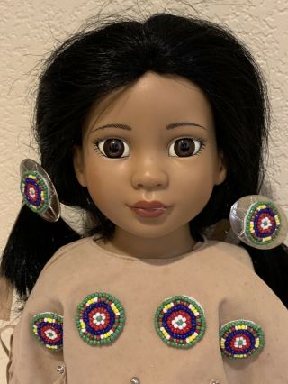 Euc Vintage Magic Attic Club Rose Native American Doll 1997 Robert Tonner Doll