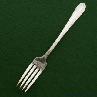 Wm Rogers Vintage Silver Plated Dinner Fork 7⅝  Fascination " Ca 1936 (2952)
