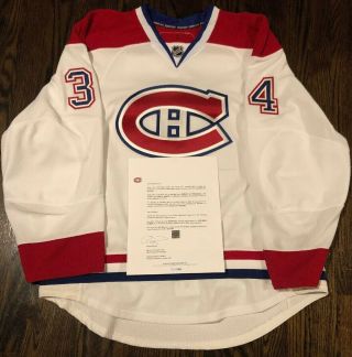 Montreal Canadiens Nigel Dawes 2010 Game Worn/ Issued Jersey / Full Team Loa