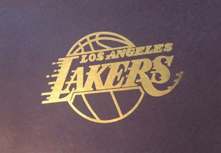 LA Lakers Game Floor Court Piece 8x10 W/ Box 3