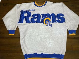 Vintage St Louis Rams Legends Athletic Sweatshirt Xl.  B