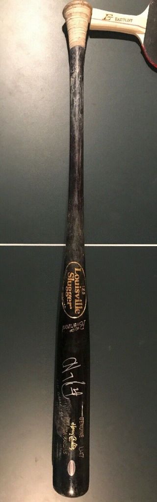 Hanley Ramirez Game Autographed Louisville Slugger Bat Marlins Psa/dna