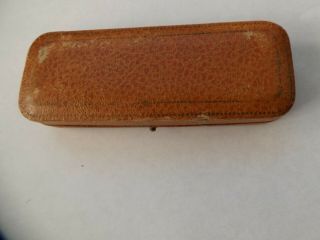 A Vintage H.  Samuel " Helvetia " Leather Covered Watch Box