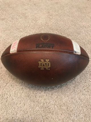 Team Issued/game Ball Notre Dame Football Nd Symbol Playoff Football