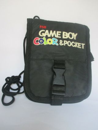 Vtg Nintendo Game Boy Color/pocket Carrying Case
