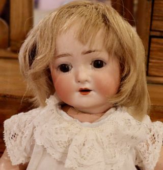 14 " Antique German Bisque Heubach 275 Character Toddler Breather Doll Perfect