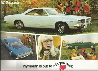 1967 Plymouth Barracuda Sales Brochure