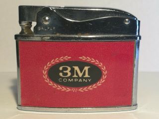 Flat Advertising Lighter 3m Company Rare Made In Japan