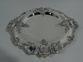 Redlich Tray - 5152 - Antique Serving Plate Salver - American Sterling Silver