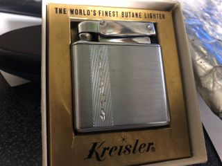 Kreisler Vintage Butane Cigarette Lighter 15453 Box With Accessories