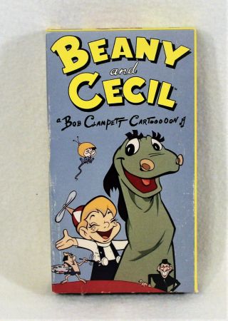 Vintage 1990 Beany And Cecil Bob Clampett Cartoon Volume 1 Vhs Video Tape 6805
