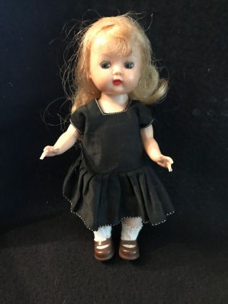 Sweet Vintage Strung Nancy Ann Muffie Doll Blonde
