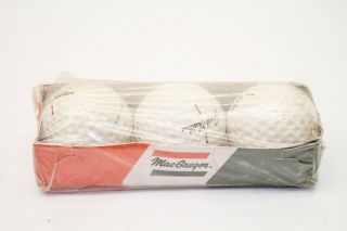 Vintage Sleeve Of Macgregor Jack Nicklaus Golf Balls