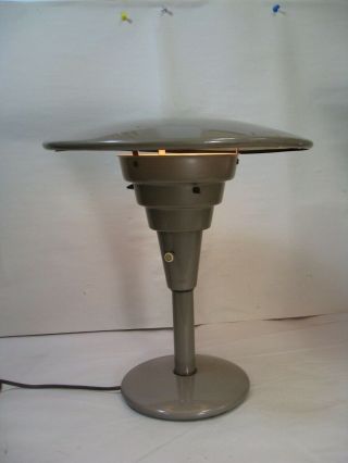 Vintage Mid Century Dazor Atomic Flying Saucer Table/desk Lamp - 1950 