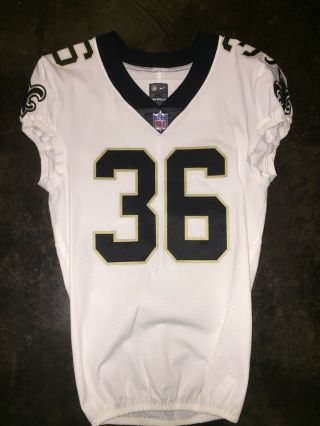 Nike Orleans Saints Game Issued/worn Jersey Daniel Lasco Cal State 2017