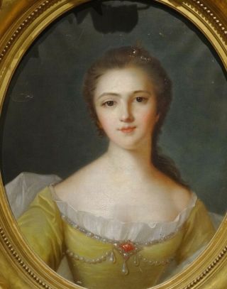 Large 18th Century French Portrait Of A Lady Jean - Baptiste GREUZE (1725 - 1805) 3