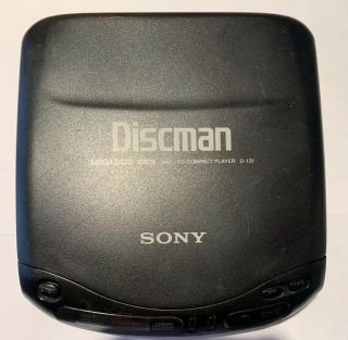 Vintage Sony Discman Cd Player D - 131 Mega Bass,  And