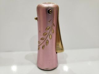 Vintage Ronson Varaflame Lady Lite Butane Lighter,  Pink Tone