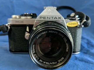 Vintage Asahi Pentax Me 35mm Film Camera Slr