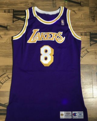 Kobe Bryant Game Worn 96 - 97 Lakers Road Rookie Jersey