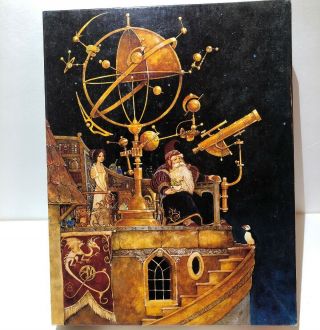 Vintage Great American Puzzle Factory Wizard Observatiry Real Musgrave 550 Piece