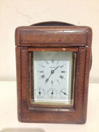 Vintagee L’epee Angelus Multi Dial Date And Calendar Alarm Repeater Clock