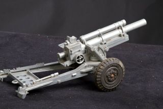 Vintage 1960 ' s Marx Lumar Army Howitzer Cannon 2