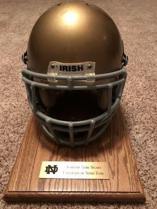 Notre Dame Game Football Helmet