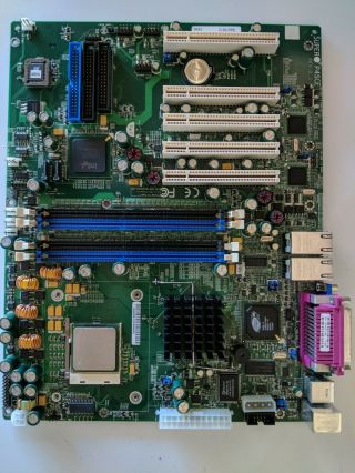 Supermicro P4sce Motherboard With Pentium4 Processor Vintage 2004