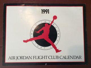1991 Air Michael Jordan Flight Club Calendar - Wheaties