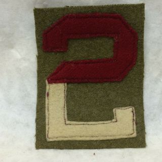 Vintage Military Badge Or Patch Number 2 Army