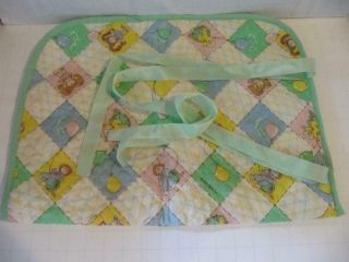 Vintage 1983 Coleco Cabbage Patch Kids Quilted Sleeping Bag For 16” Dolls Bright