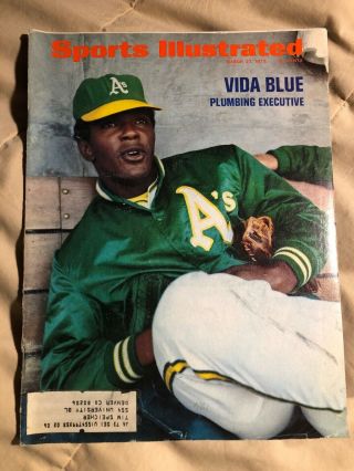 Sports Illustrated March 27 1972 Vida Blue Oakland Athletics A’s