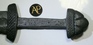 Extremely Fine Rare Scandinavian Norse Viking Sword Petersen Type S - Conserved 3