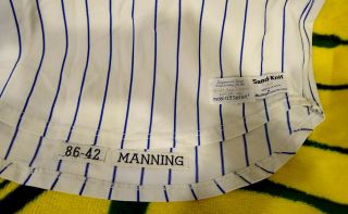 Rick Manning Game Worn Jersey 28 Milwaukee Brewers Sully 1980 ' s 3