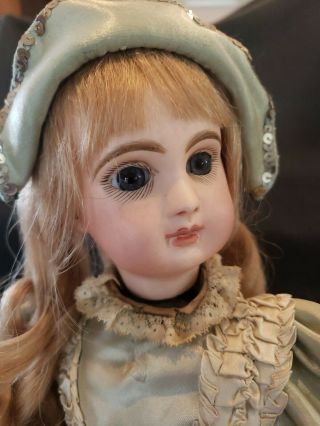 Antique Jumeau Doll Head Roullet Decamps Automaton LOOK 2