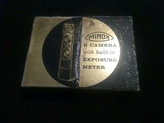 Minox B Camera With Exposure Meter Vintage