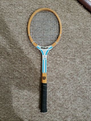 Vintage Wilson Chris Evert Champ Wooden Tennis Racket 4 3/8 " Rare