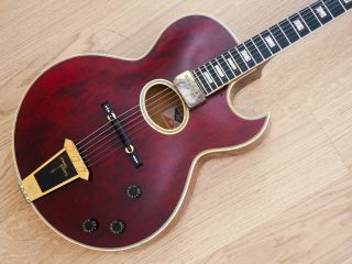 1977 Gibson Howard Roberts Artist Vintage Archtop Guitar Wine Red,  Ebony W/ohc