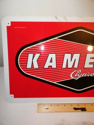 VINTAGE KAMEL CIGARETTES RED TIN LARGE ADVERTISING SIGN 22 