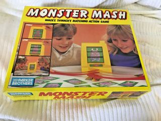 Vintage Parker Brothers Monster Mash Matching Action Game 0495