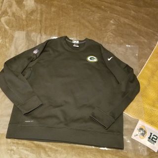 Aaron Rodgers Green Bay Packers Game Worn Shirt Nike Therma Fit Sweatshirt
